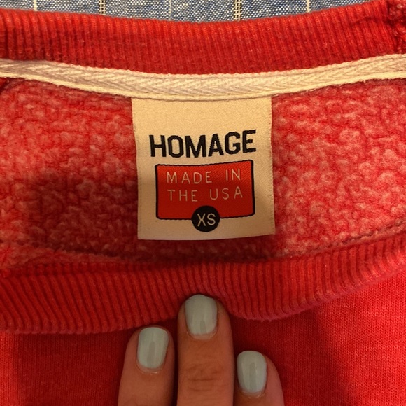 Homage Ohio State Womens Red Sweatshirt size XS - Picture 5 of 7